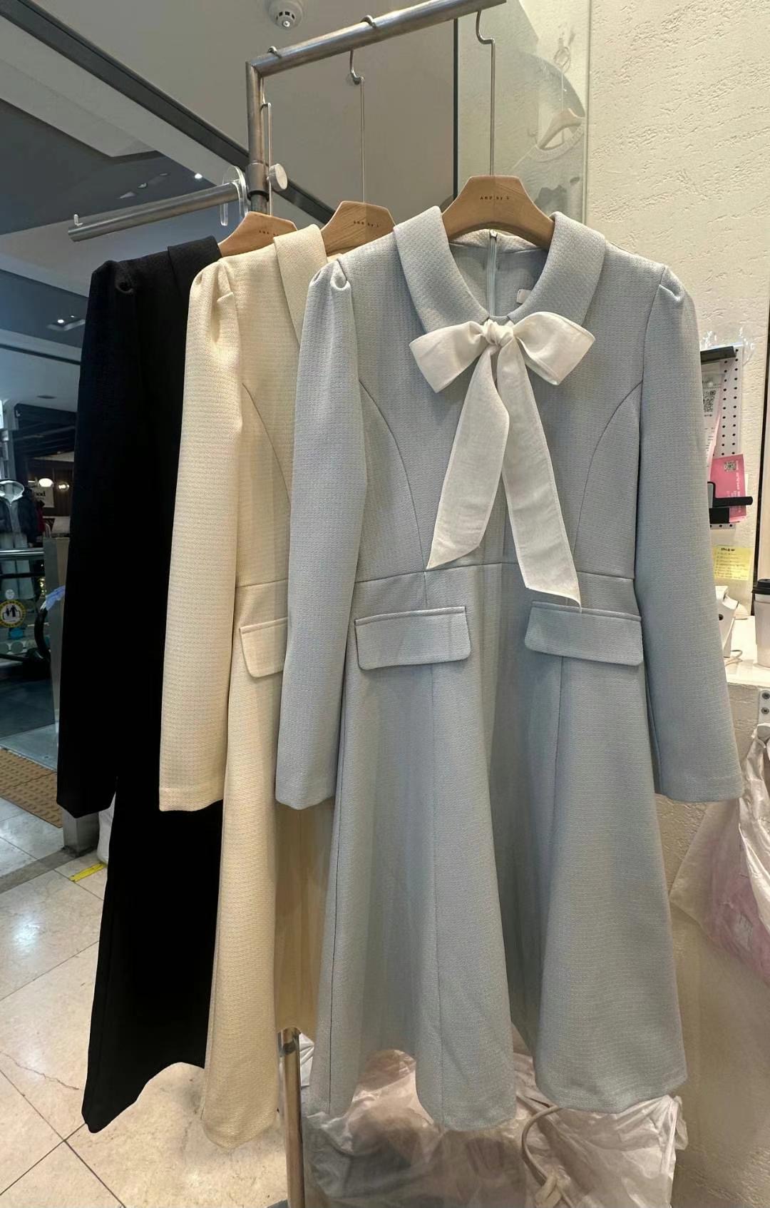 ANDBYL直郵韓國代購㊣女裝新品休閑時尚推薦職業25春夏連衣裙ANDBYL連衣裙