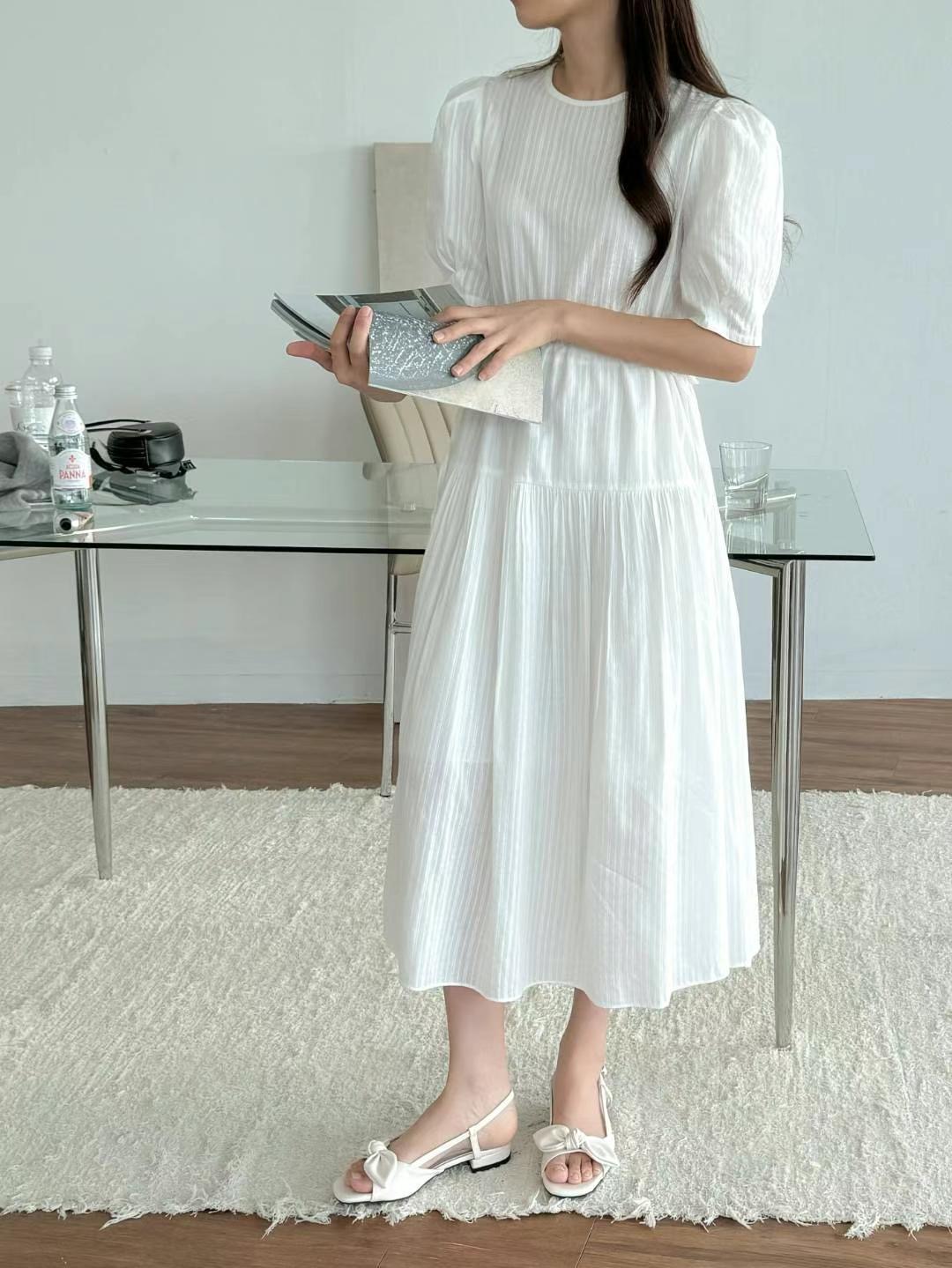 ANDBYL韓國直郵㊣女裝新品休閑推薦25春夏時尚熱賣職業連衣裙ANDBYL連衣裙