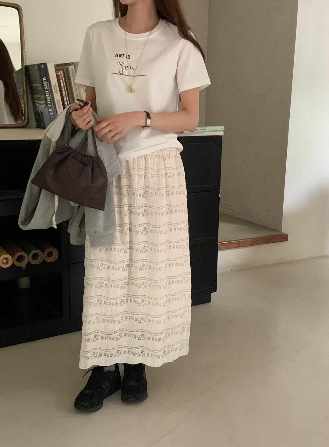 MELMEONT東大門直郵女裝新款熱賣25春夏休閑推薦真品人氣長裙MELMEONT長裙