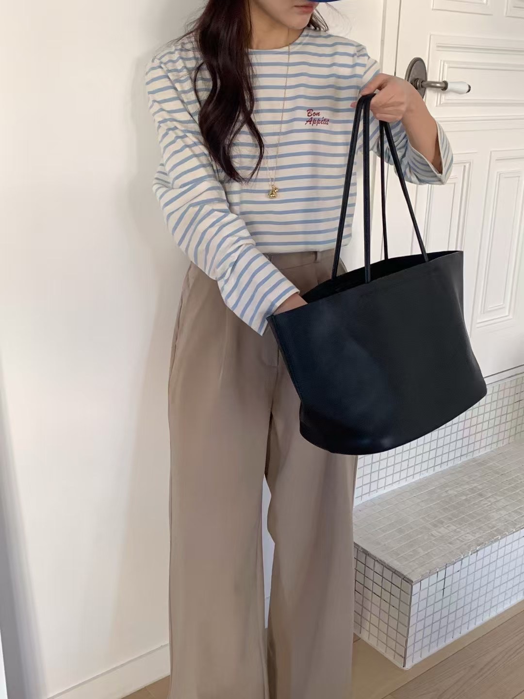 MELMEONT東大門直郵女士新款熱賣休閑職業25春夏人氣長袖T恤MELMEONT長袖T恤
