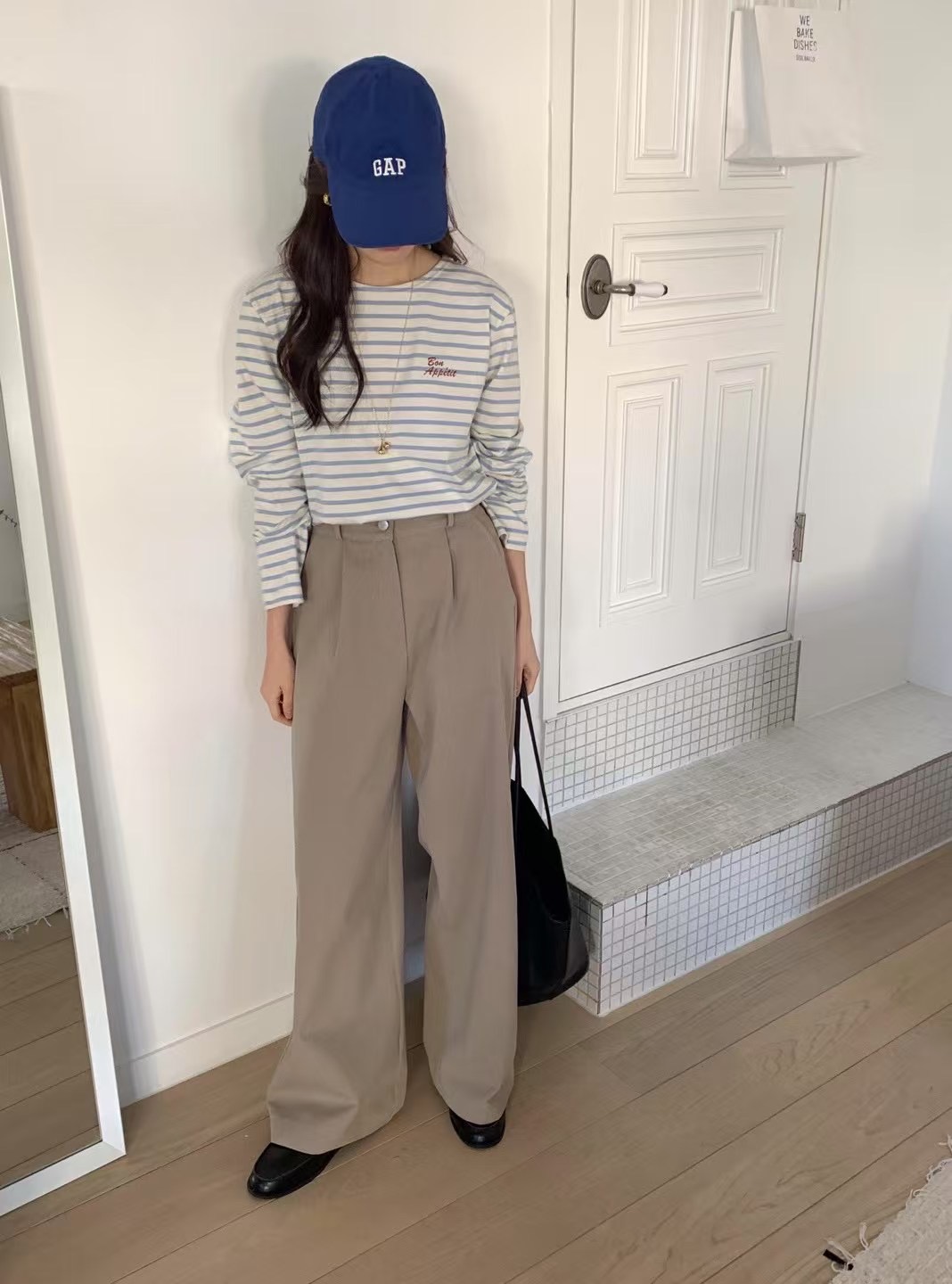 MELMEONT東大門直郵女士新款熱賣休閑職業25春夏人氣長袖T恤MELMEONT長袖T恤