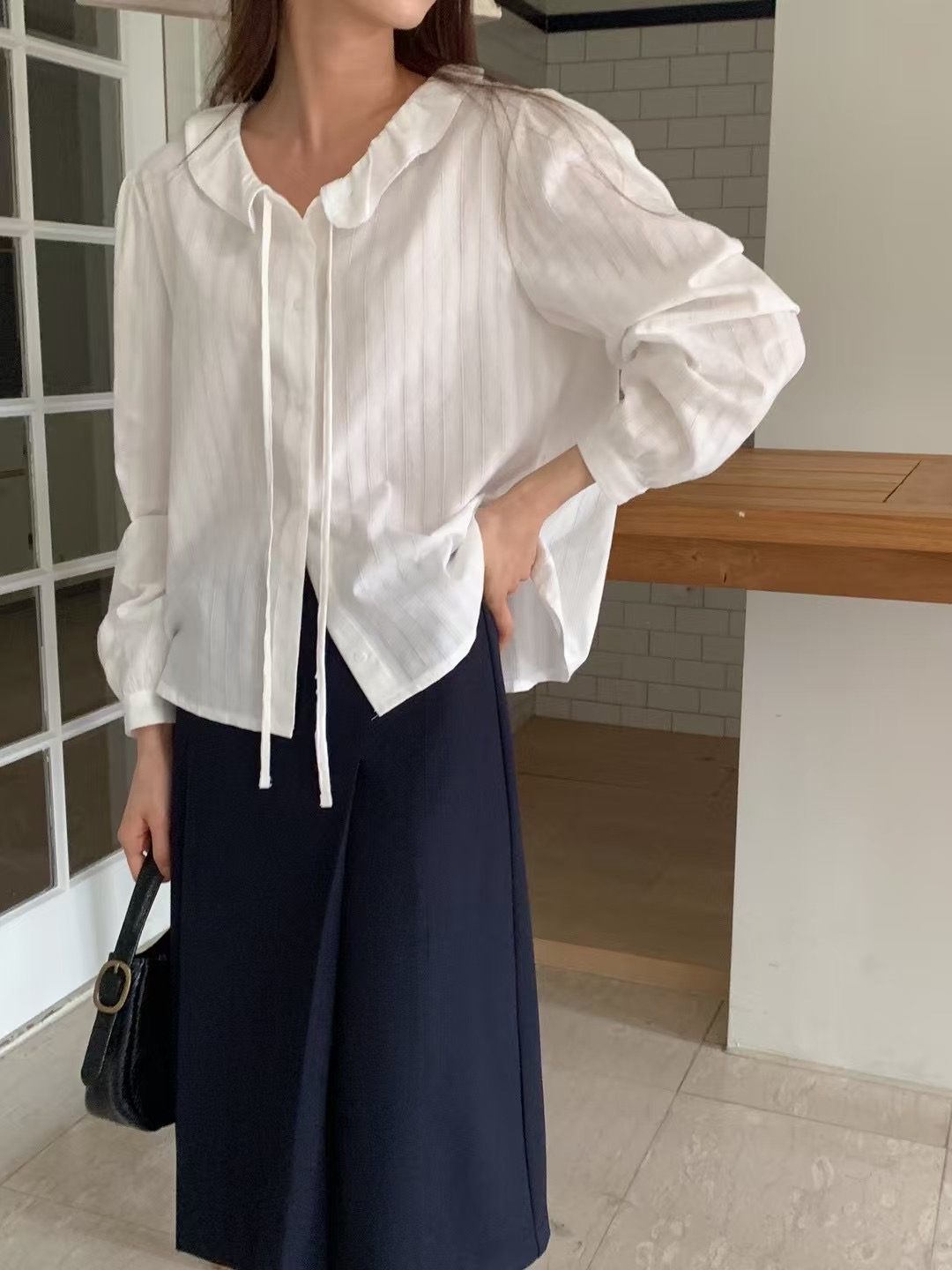 MELMEONT韓國直郵女士新品推薦職業真品休閑人氣襯衫蕾絲衫MELMEONT襯衫/蕾絲衫