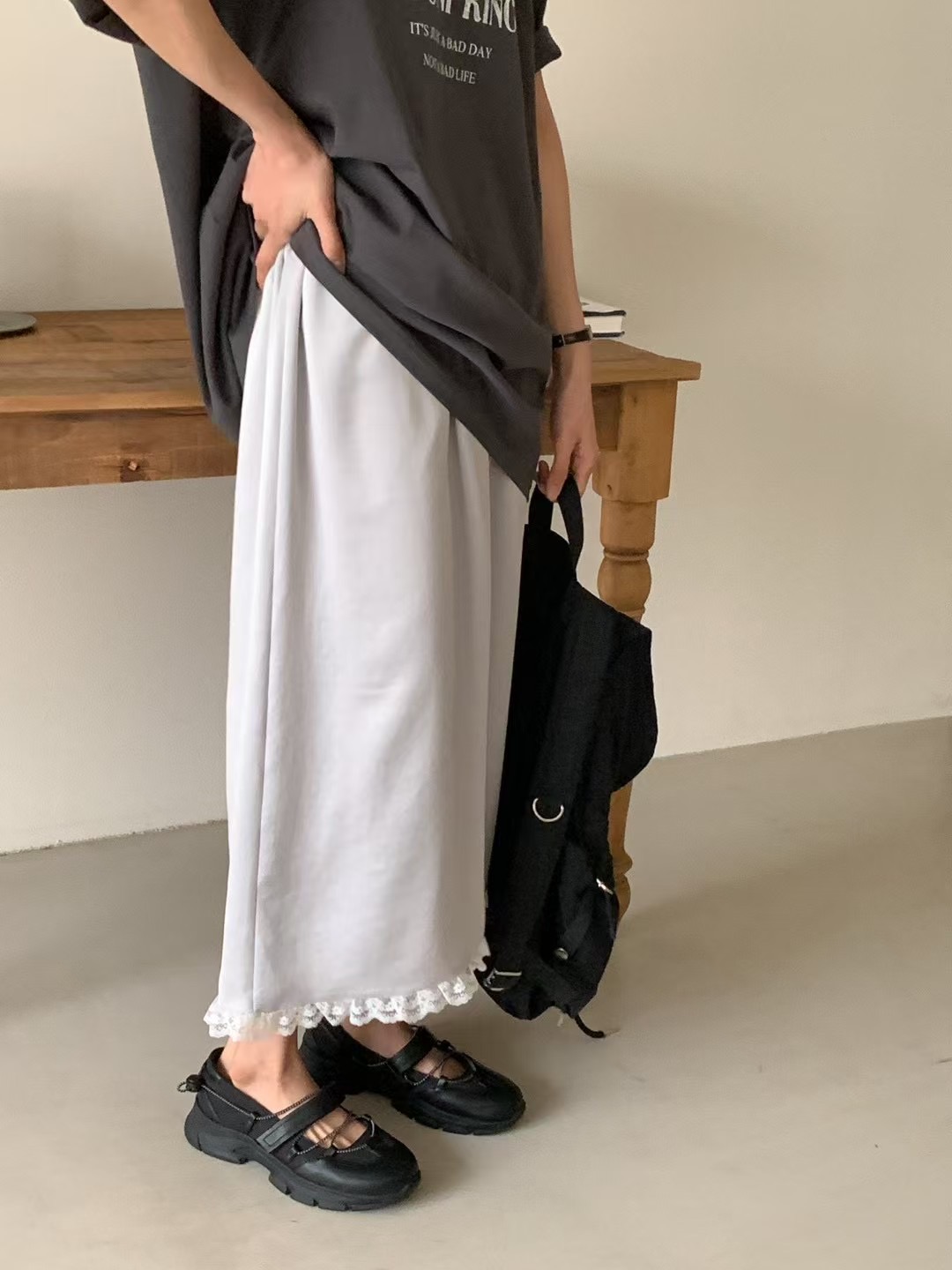 MELMEONT東大門實拍女裝新款人氣推薦職業休閑熱賣25春夏長裙MELMEONT長裙
