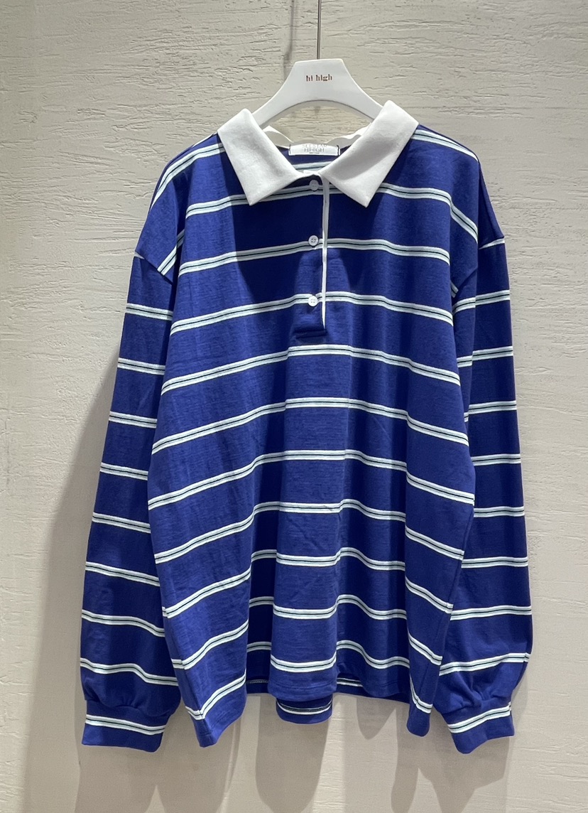 HI HIGH韓國㊣直郵東大門代購女裝新品時尚人氣25春夏長袖T恤SEESTAR/hi high長袖T恤圖色2