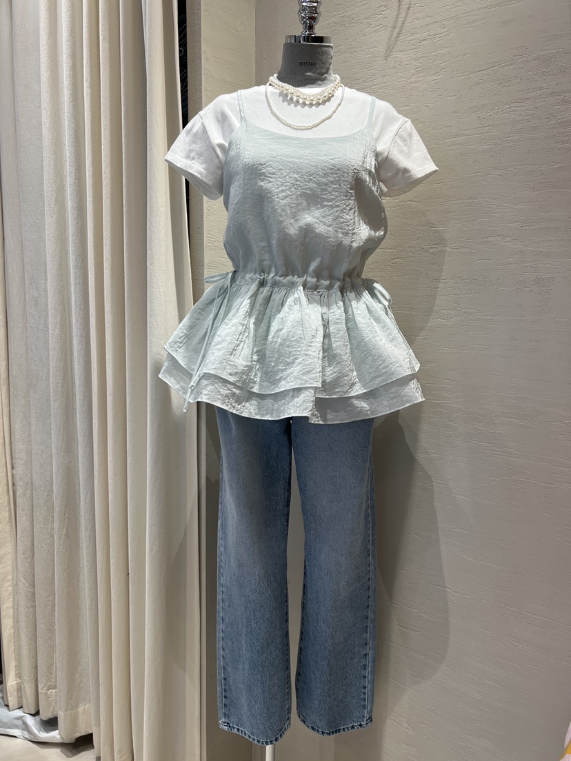 HI HIGH韓國㊣直郵東大門代購女裝新品25春夏休閑吊帶背心SEESTAR/hi high吊帶/背心