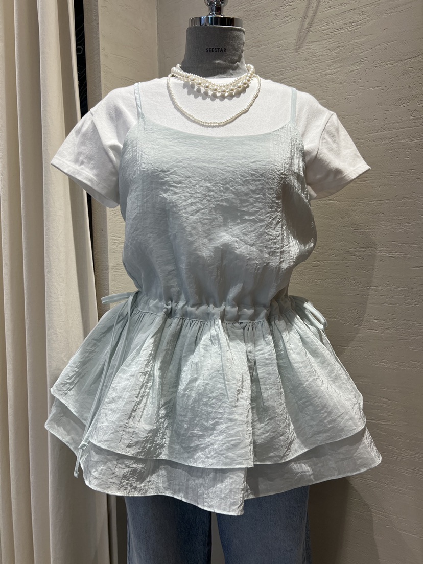 HI HIGH韓國㊣直郵東大門代購女裝新品25春夏休閑吊帶背心SEESTAR/hi high吊帶/背心