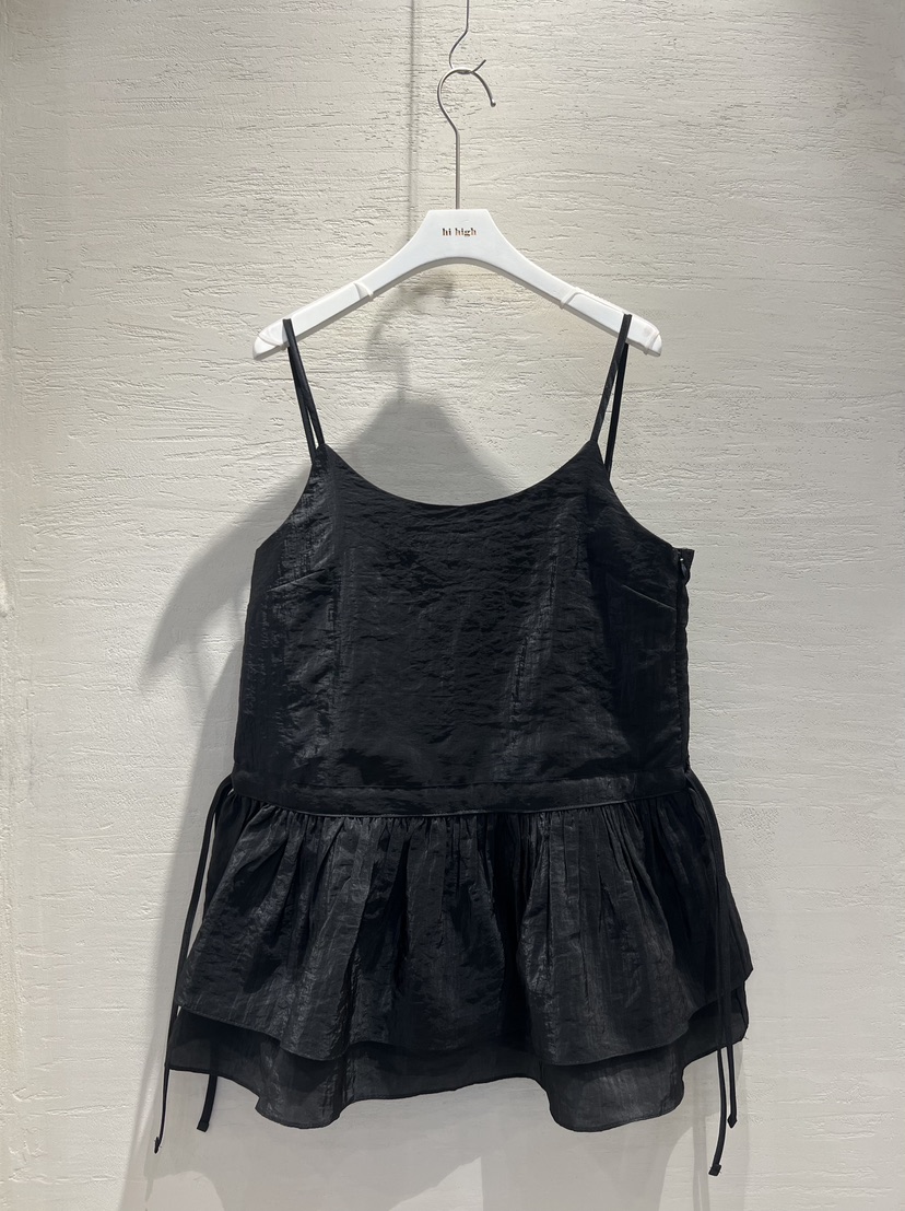 HI HIGH韓國㊣直郵東大門代購女裝新品25春夏休閑吊帶背心SEESTAR/hi high吊帶/背心圖色2