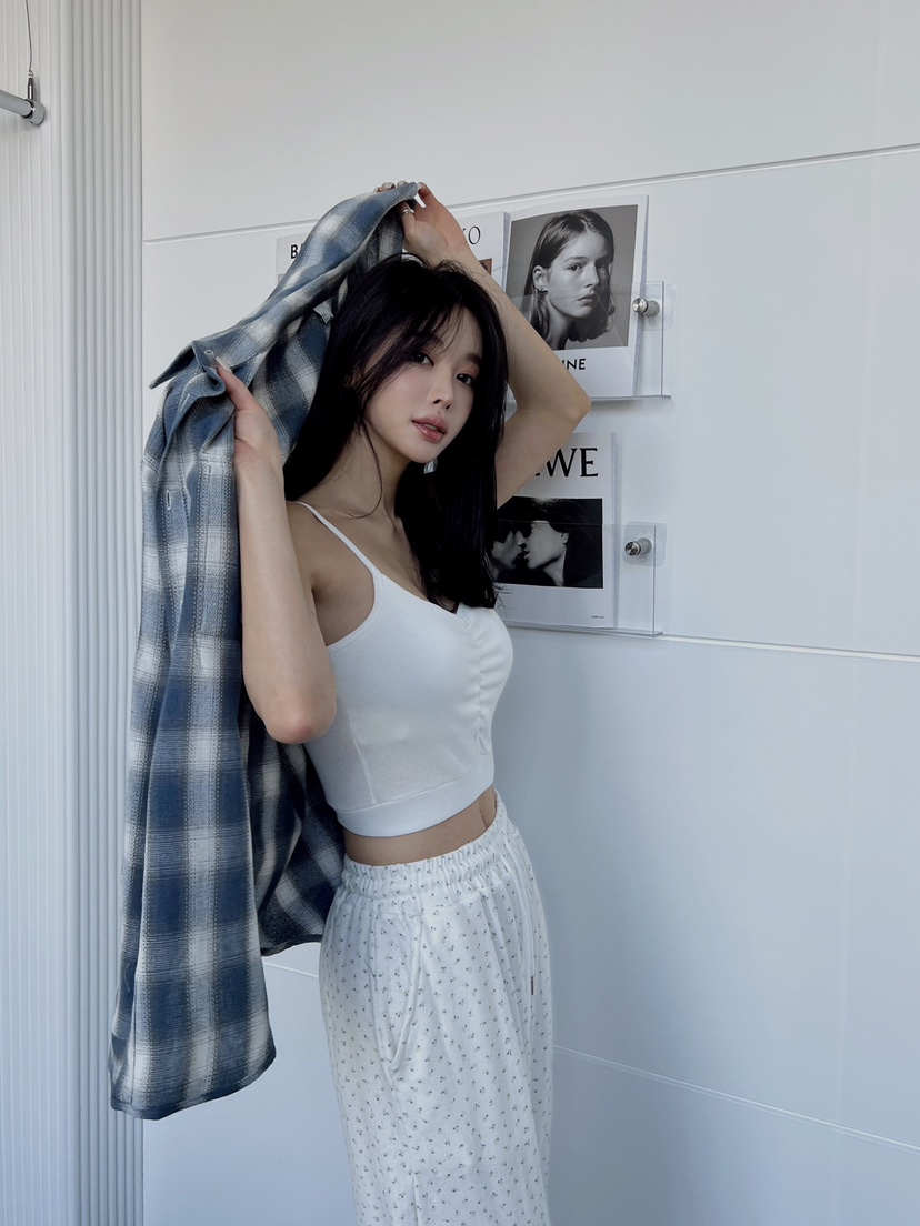 CLOTH直郵韓國代購㊣女裝新品熱賣人氣時尚25春夏職業吊帶背心CLOTH吊帶/背心