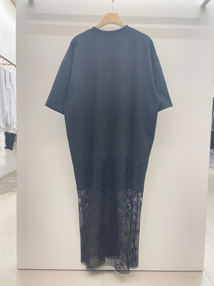 NYLON直郵韓國代購㊣女裝新品推薦25春夏人氣時尚連衣裙蕾絲NYLON連衣裙
