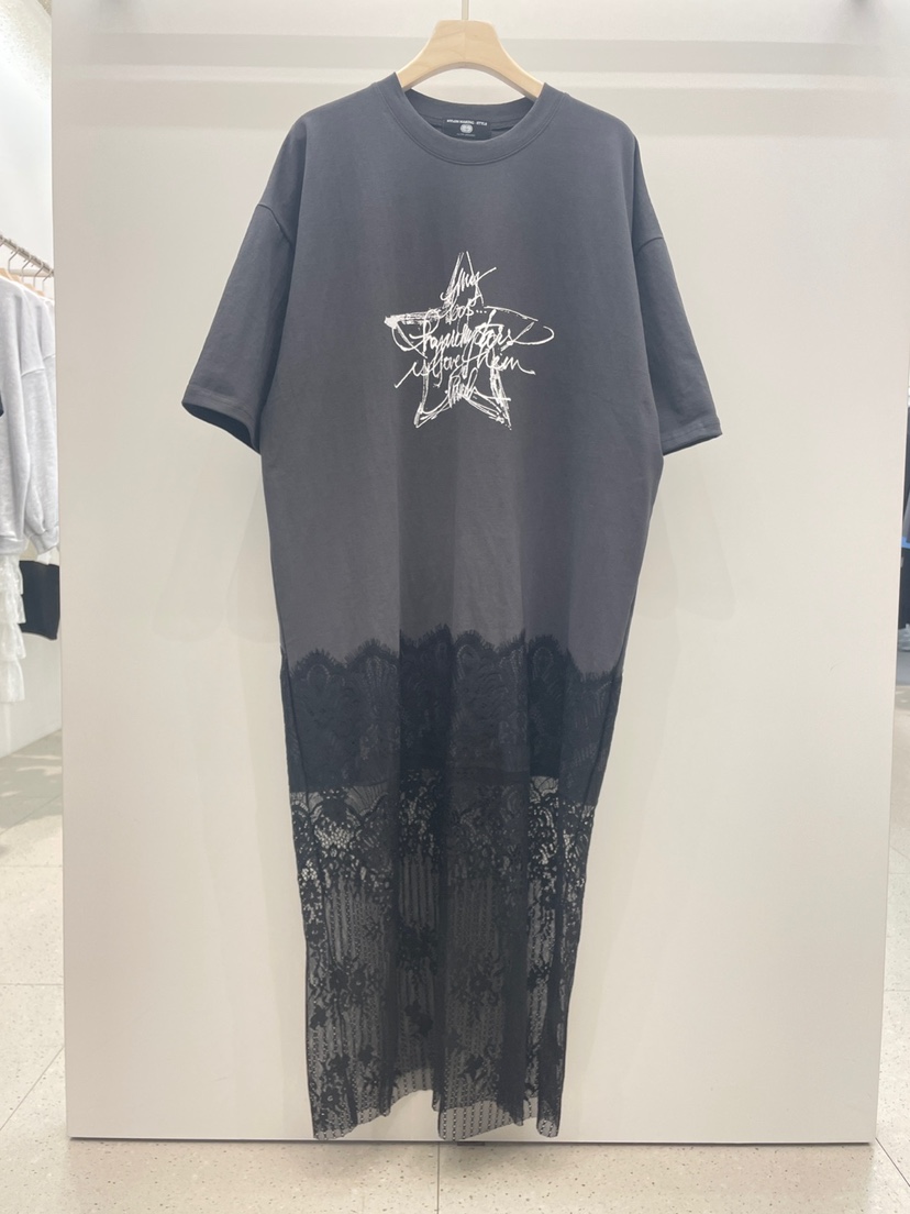 NYLON直郵韓國代購㊣女裝新品推薦25春夏人氣時尚連衣裙蕾絲NYLON連衣裙圖色2