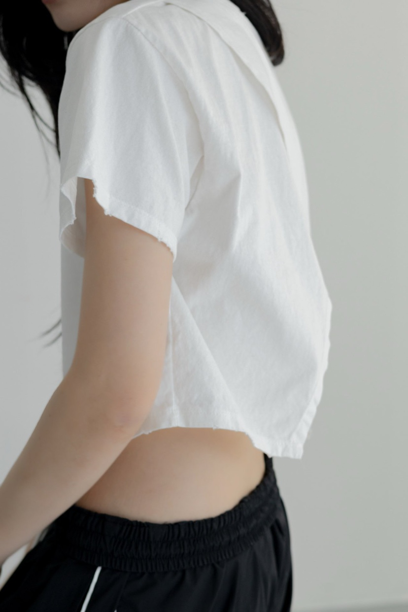 INSSENSE-A直郵韓國代購㊣女裝新品熱賣人氣職業推薦T恤短款INSSENSE-AT恤