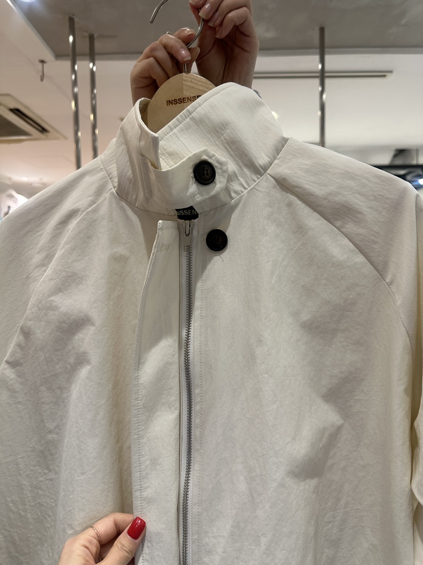 INSSENSE-A韓國直郵㊣東大門實拍女裝新品時尚25春夏夾克高領INSSENSE-A夾克