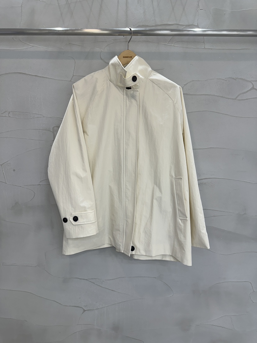 INSSENSE-A韓國直郵㊣東大門實拍女裝新品時尚25春夏夾克高領INSSENSE-A夾克