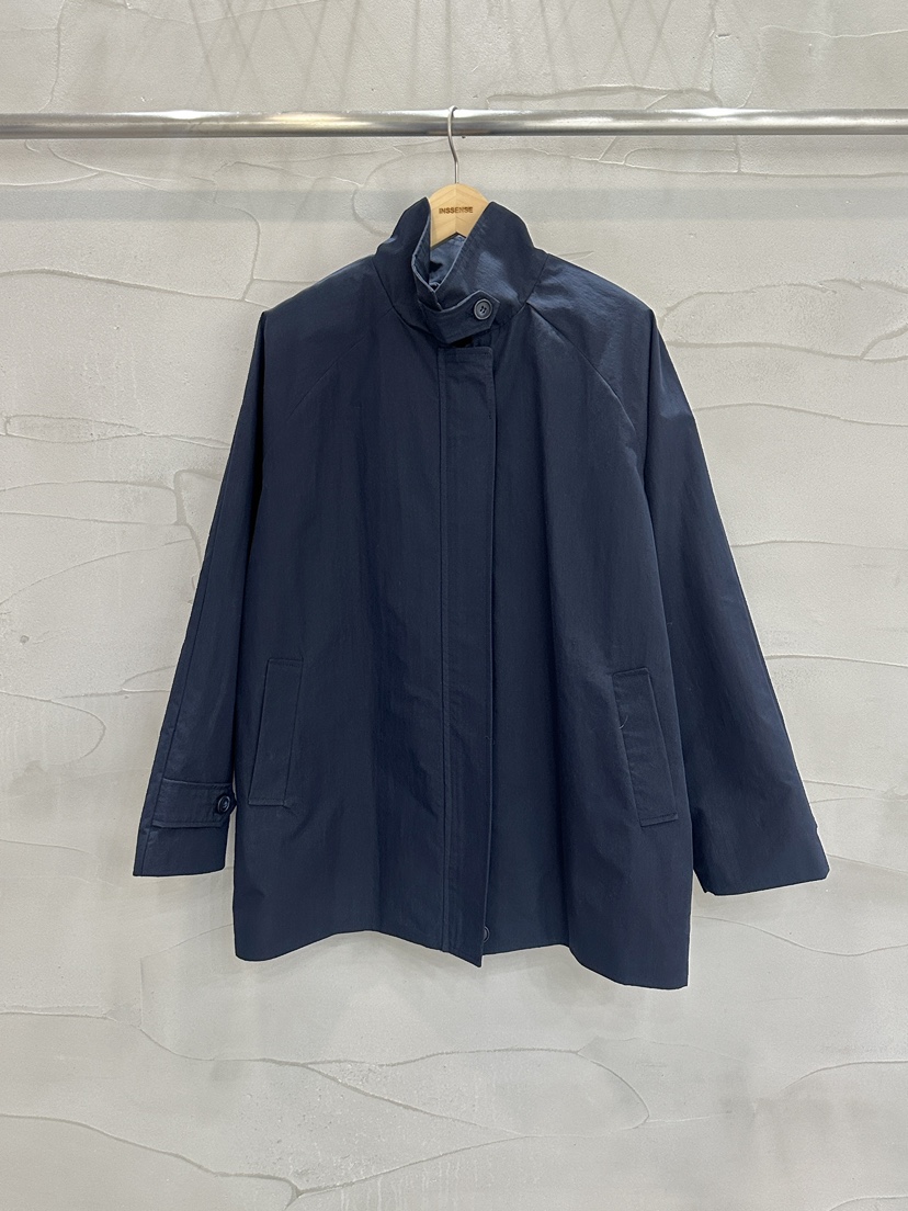 INSSENSE-A韓國直郵㊣東大門實拍女裝新品時尚25春夏夾克高領INSSENSE-A夾克