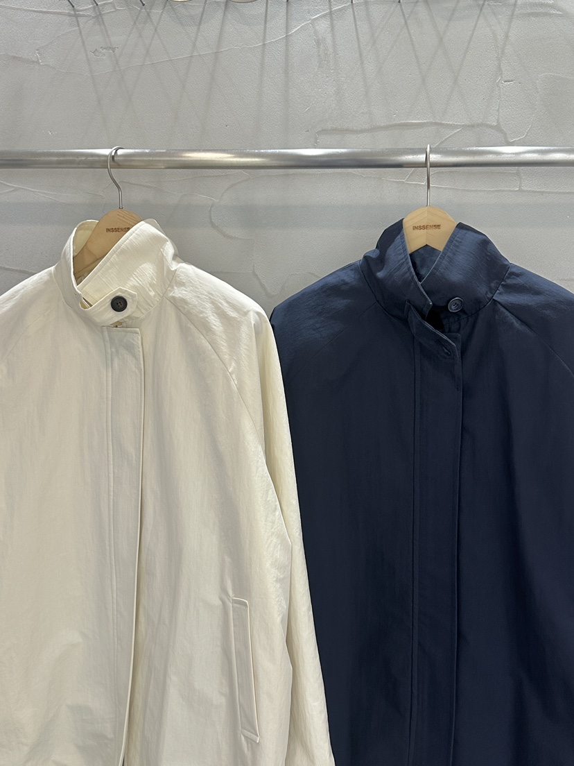 INSSENSE-A韓國直郵㊣東大門實拍女裝新品時尚25春夏夾克高領INSSENSE-A夾克