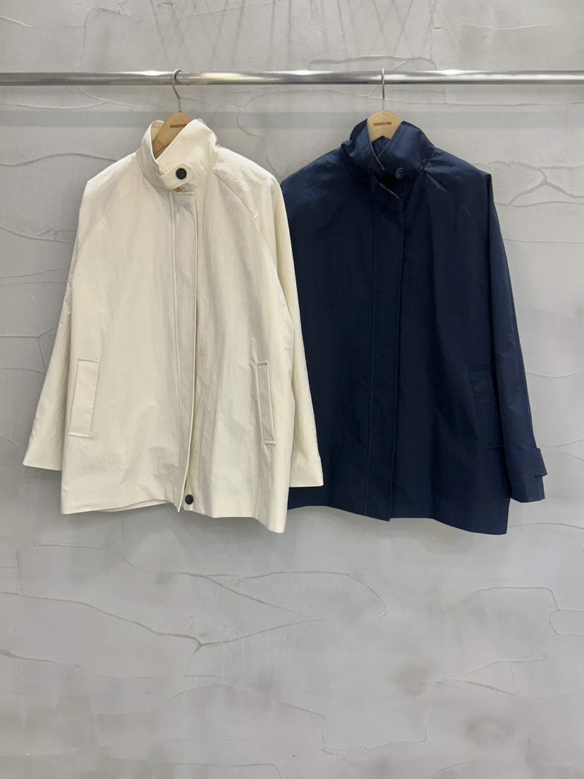 INSSENSE-A韓國直郵㊣東大門實拍女裝新品時尚25春夏夾克高領INSSENSE-A夾克