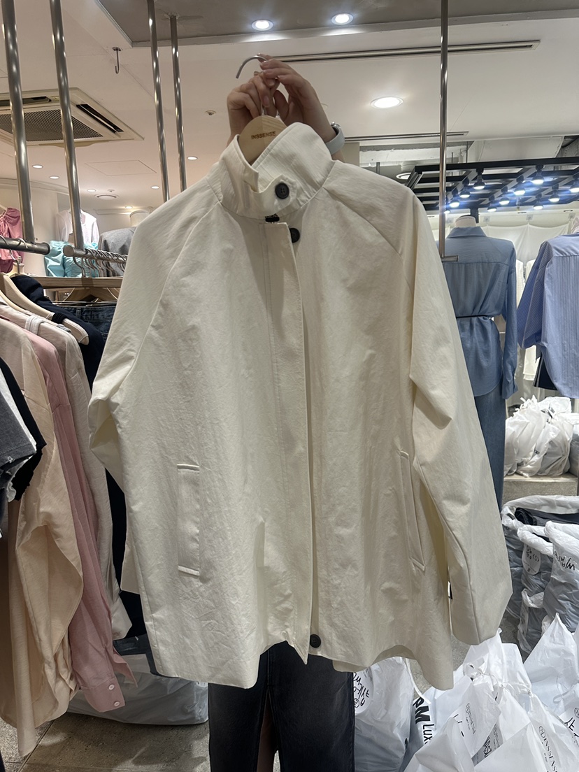 INSSENSE-A韓國直郵㊣東大門實拍女裝新品時尚25春夏夾克高領INSSENSE-A夾克圖色2