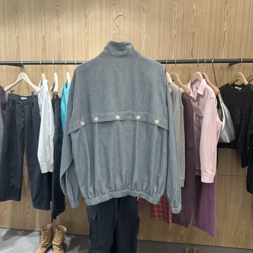 STAYFELT/OF NOTE韓國直郵㊣女裝新款職業熱賣25春夏夾克拉鏈OF NOTE/STAYFELT夾克