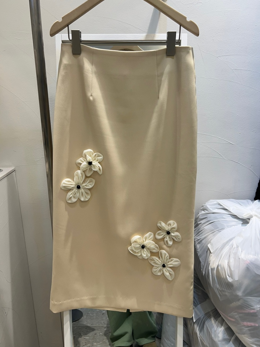 ROU.TINE韓國㊣直郵東大門代購女裝新品休閑人氣25春夏長裙ROU.TINE長裙