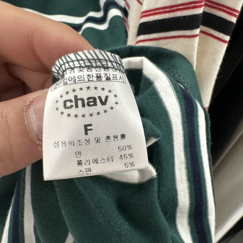 CHAV韓國直郵㊣東大門實拍女裝新品休閑推薦人氣T恤不含內搭CHAVT恤