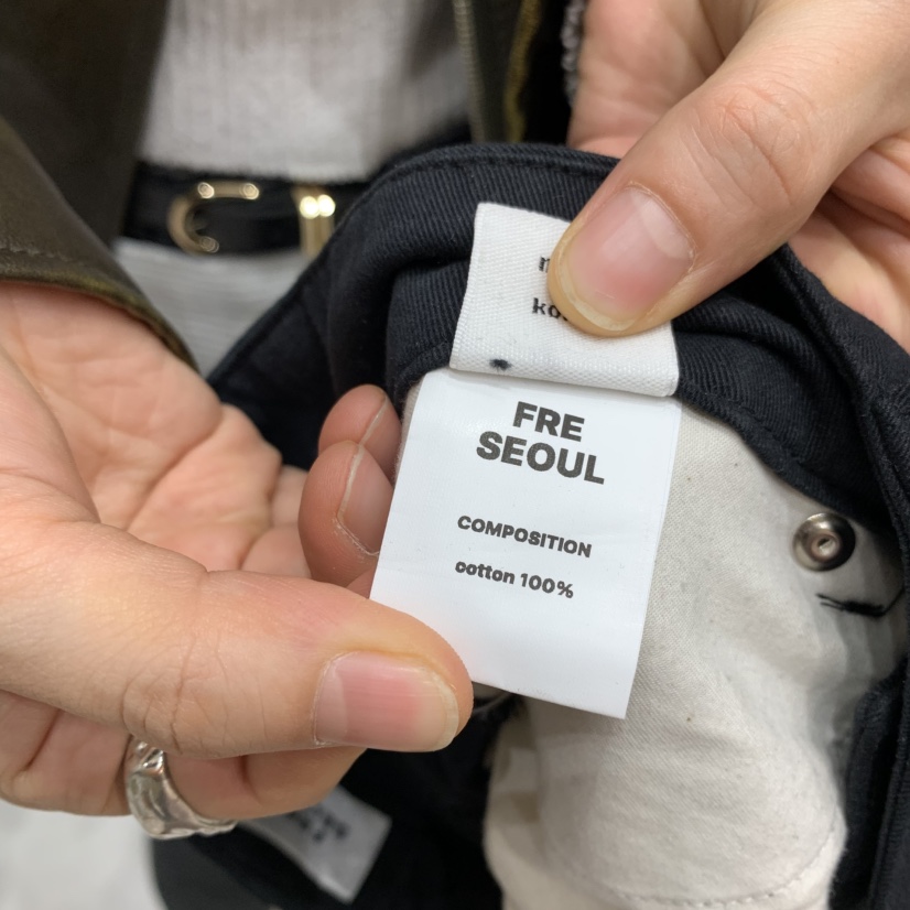 FRE韓國直郵㊣東大門實拍女裝新品人氣25春夏休閑半身裙中短裙FRE半身裙/中短裙