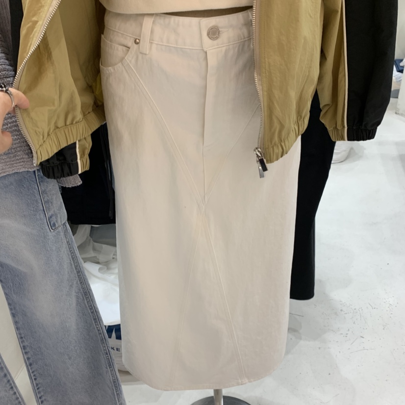 FRE韓國直郵㊣東大門實拍女裝新品人氣25春夏休閑半身裙中短裙FRE半身裙/中短裙圖色1