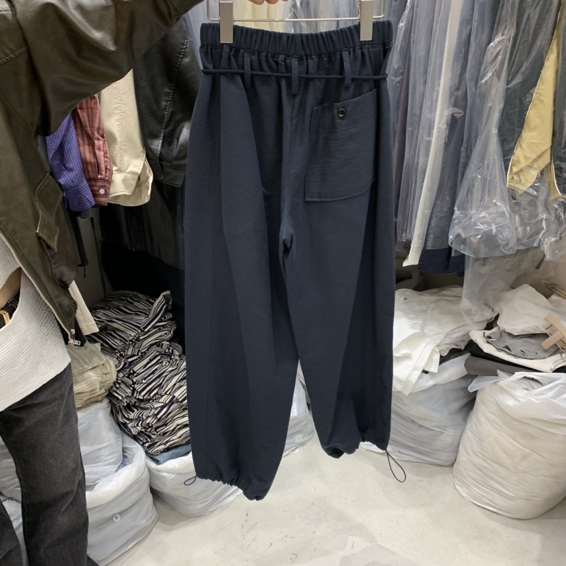 FRE直郵韓國代購㊣女裝新品熱賣時尚25春夏休閑褲含腰繩柔軟FRE休閑褲