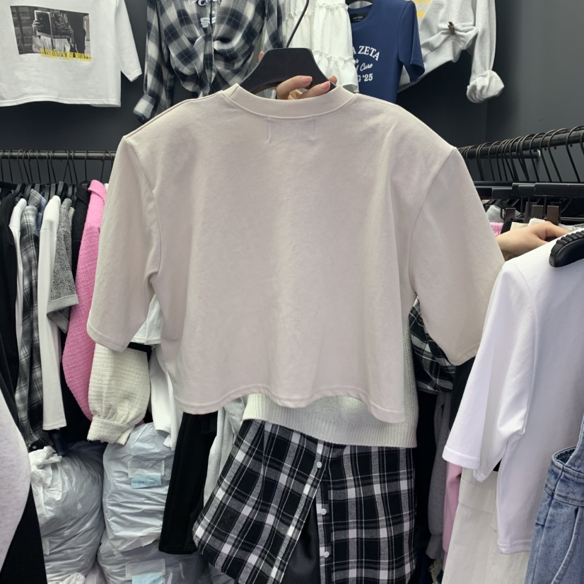 LONE STAR韓國㊣直郵東大門代購女裝新品25春夏推薦休閑T恤LONE START恤