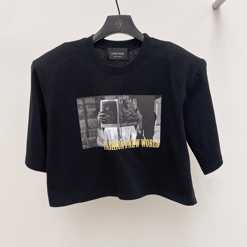 LONE STAR韓國㊣直郵東大門代購女裝新品25春夏推薦休閑T恤LONE START恤圖色3