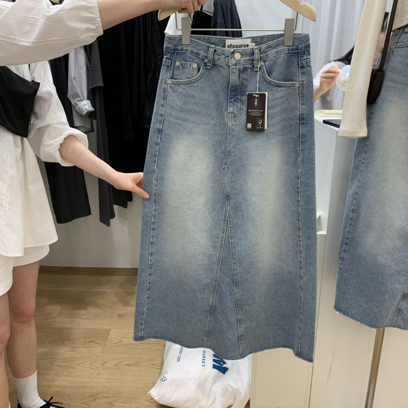 OFCOURSE韓國㊣直郵東大門代購女裝新款人氣推薦半身裙中短裙OFCOURSE半身裙/中短裙圖色1
