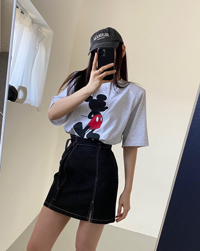 VENEFIT東大門直郵女士新品休閑熱賣職業推薦真品時尚人氣T恤VENEFIT/JENNIET恤圖色4