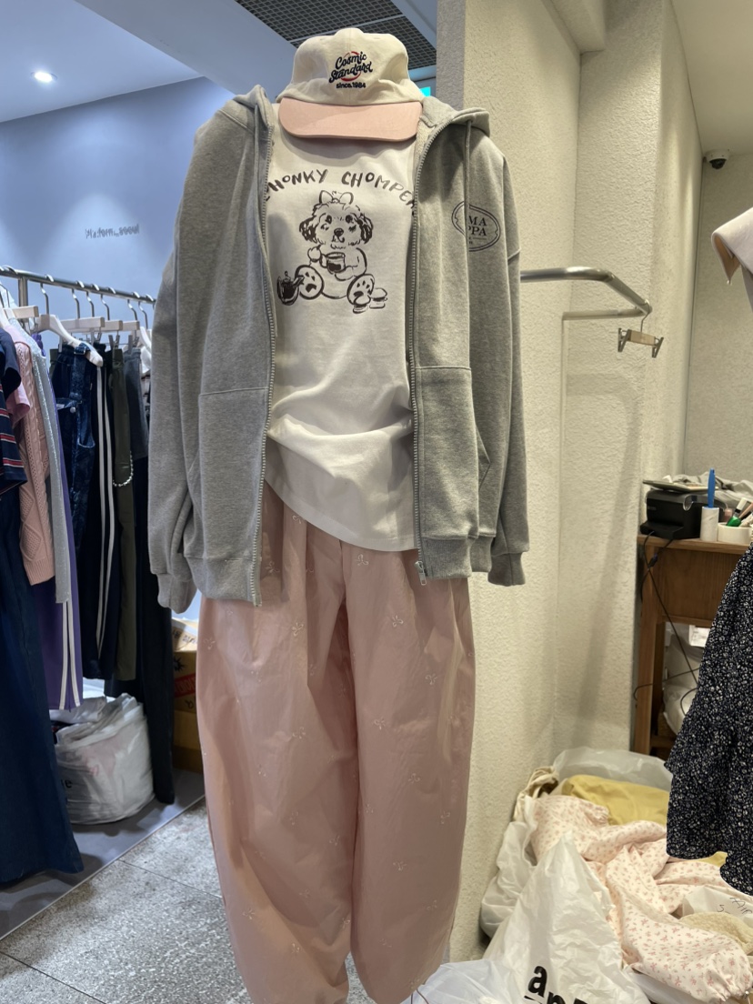 BABEL東大門實拍女裝新款推薦時尚25春夏人氣熱賣真品休閑褲BABEL休閑褲