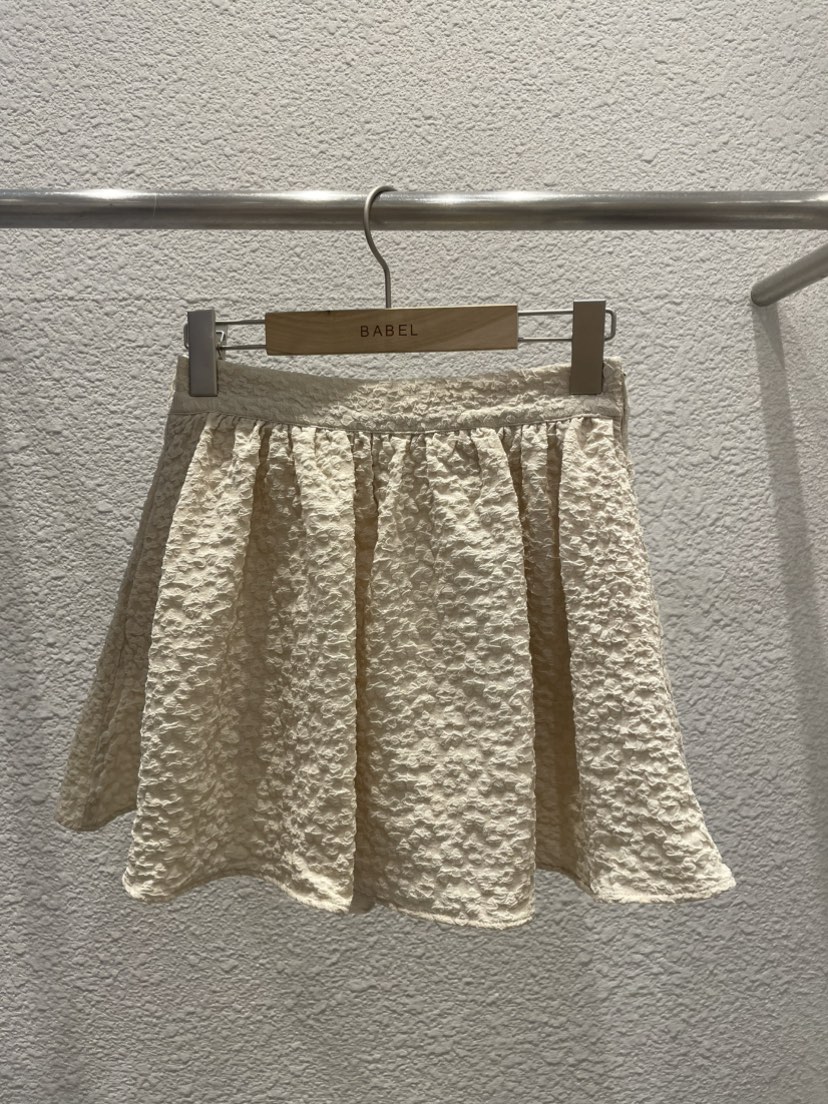 BABEL東大門代購女裝新款25春夏職業休閑真品推薦熱賣短裙褶皺BABEL短裙圖色2