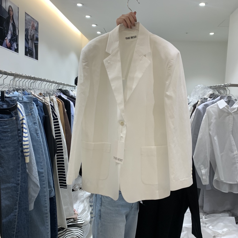 THE REST東大門代購女士新品職業人氣休閑推薦25春夏真品夾克THE REST/UNNOEUD夾克圖色4