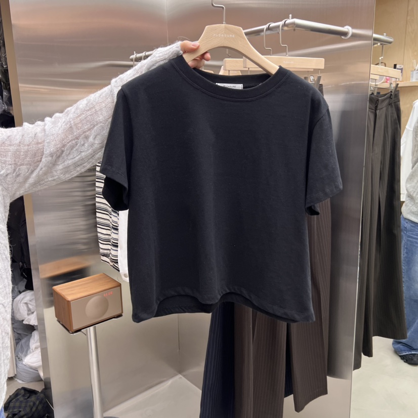 PLEASURE東大門直郵女士新品時尚真品熱賣職業25春夏休閑T恤PLEASURET恤圖色4