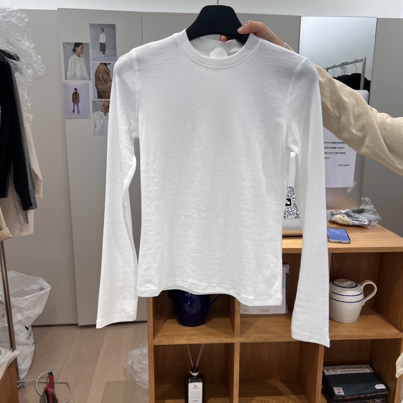 THE TARDUST韓國直郵女士新款休閑推薦時尚25春夏職業長袖T恤THE TARDUST長袖T恤圖色3