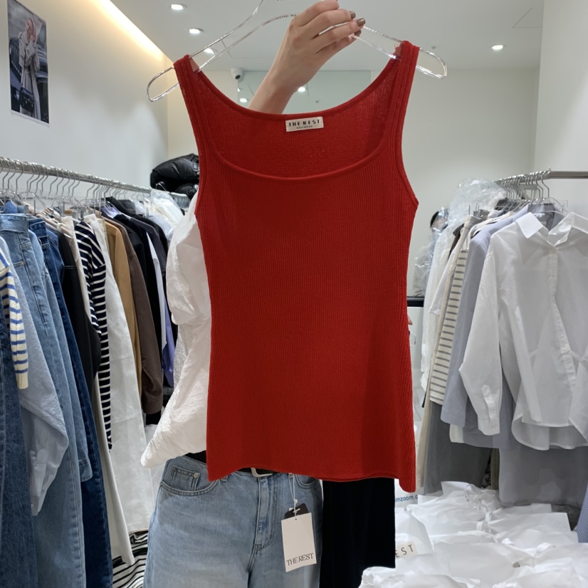THE REST東大門直郵女士新品25春夏推薦人氣職業休閑吊帶背心THE REST/UNNOEUD吊帶/背心圖色5