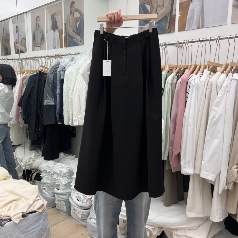 MOI-A東大門實拍女士新品25春夏推薦職業休閑半身裙中短裙MOI-A半身裙/中短裙圖色2