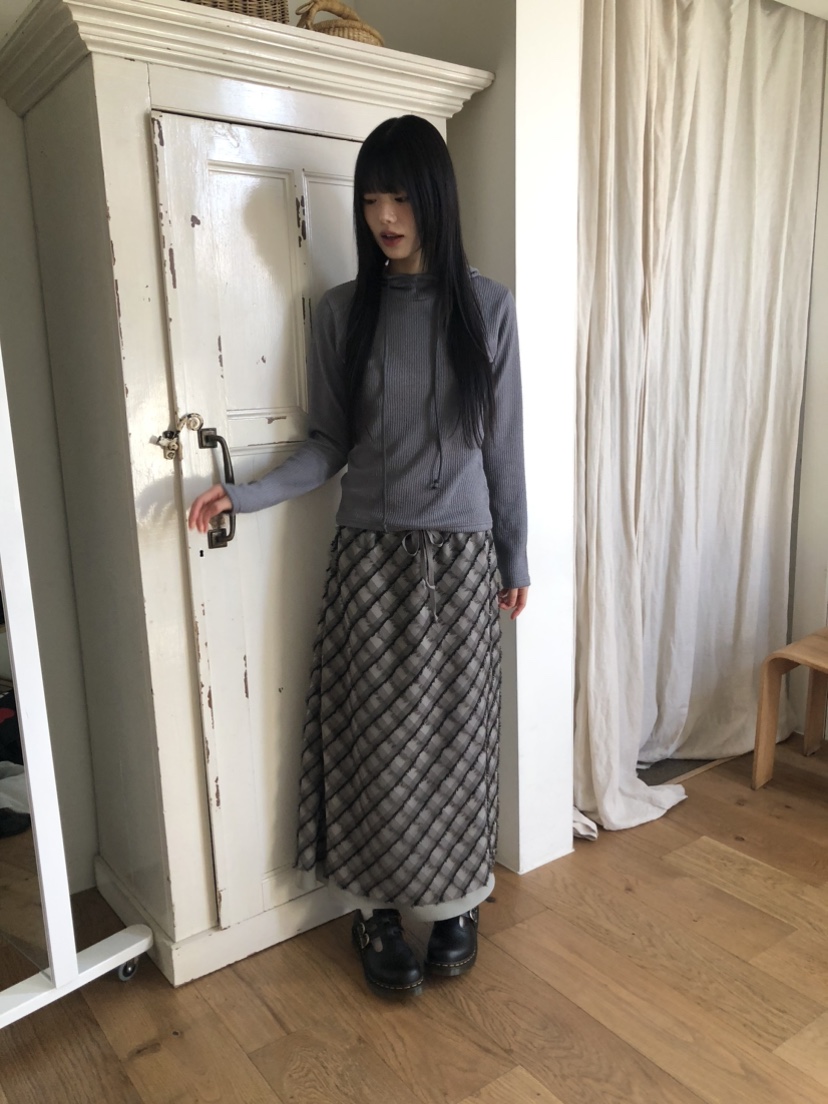 FLASH東大門實拍女士新款時尚休閑25春夏真品職業長袖T恤連帽FLASH長袖T恤