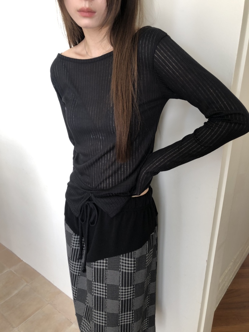 FLASH東大門直郵女士新款人氣推薦休閑熱賣真品職業長袖T恤FLASH長袖T恤