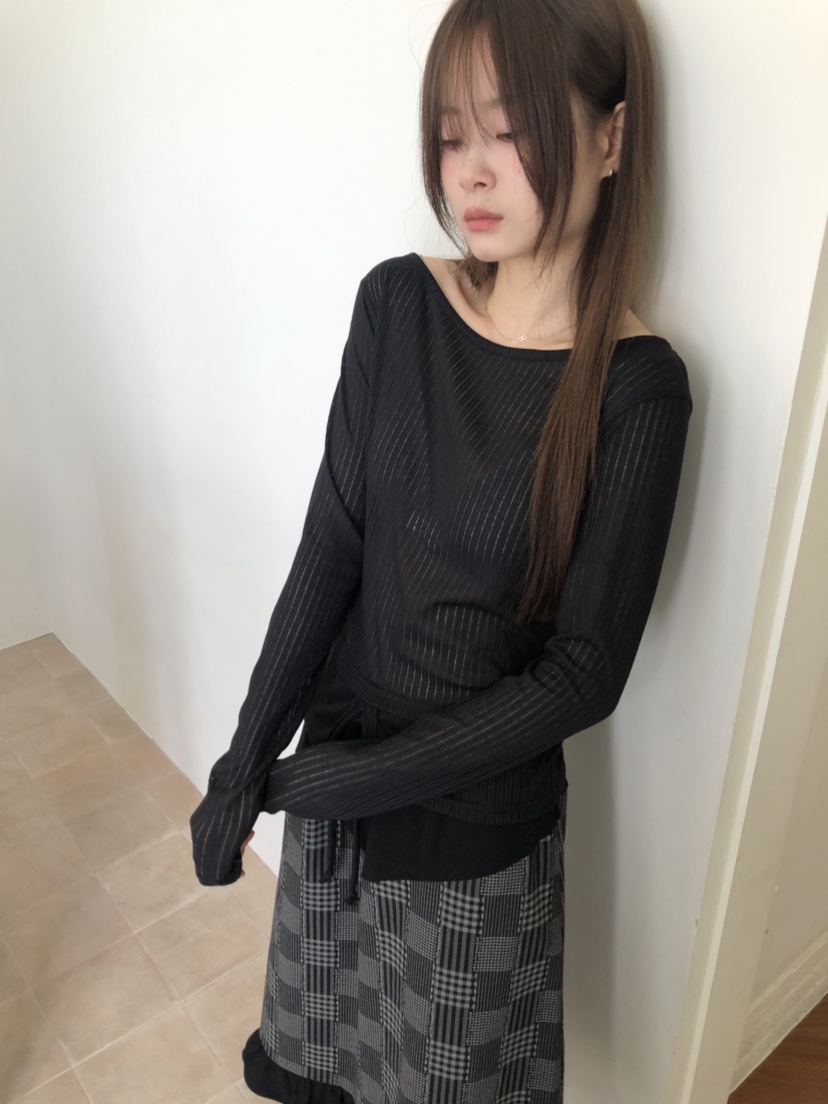 FLASH東大門直郵女士新款人氣推薦休閑熱賣真品職業長袖T恤FLASH長袖T恤