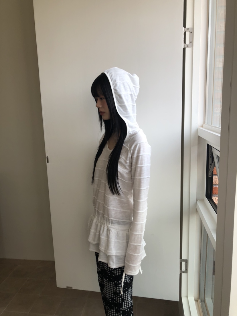 FLASH東大門代購女裝新款職業時尚人氣真品熱賣長袖T恤連帽FLASH長袖T恤