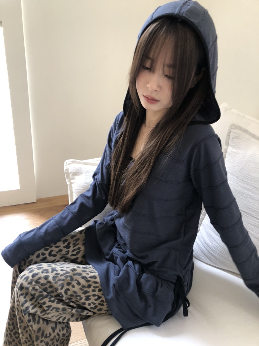 FLASH東大門代購女裝新款職業時尚人氣真品熱賣長袖T恤連帽FLASH長袖T恤