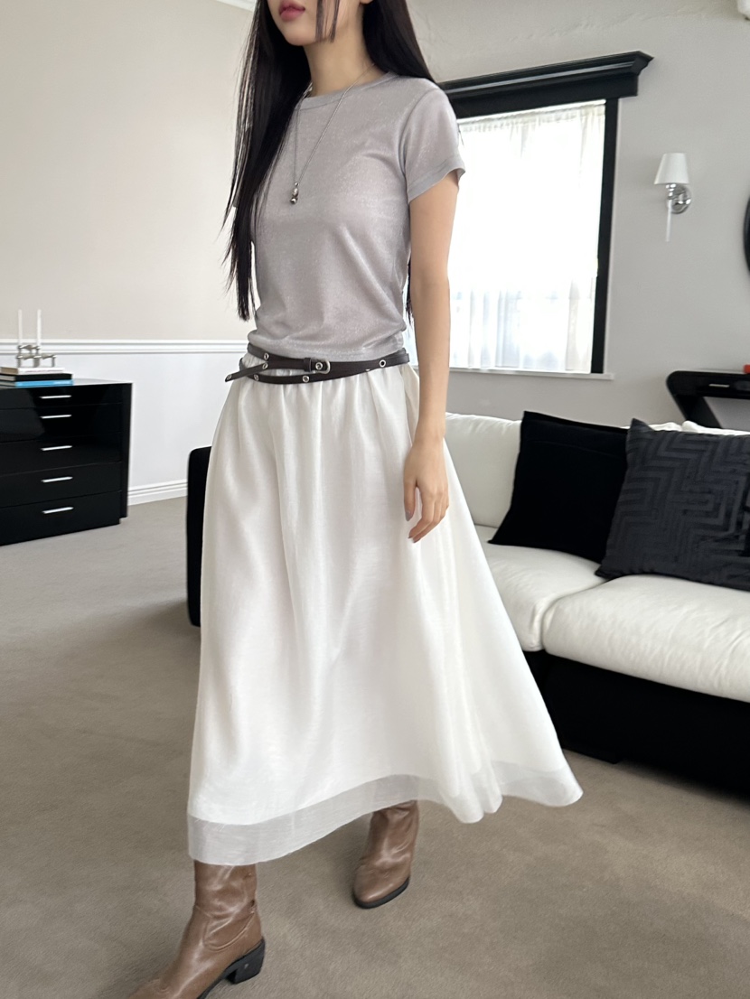 I MFACT韓國直郵女士新品25春夏推薦職業熱賣人氣休閑長裙I MFACT長裙