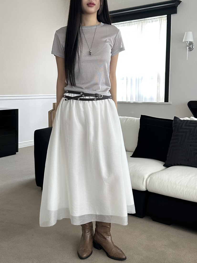 I MFACT韓國直郵女士新品25春夏推薦職業熱賣人氣休閑長裙I MFACT長裙
