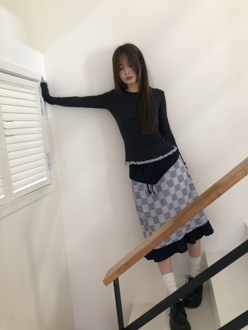FLASH韓國代購女士新款人氣職業時尚25春夏真品熱賣長袖T恤FLASH長袖T恤