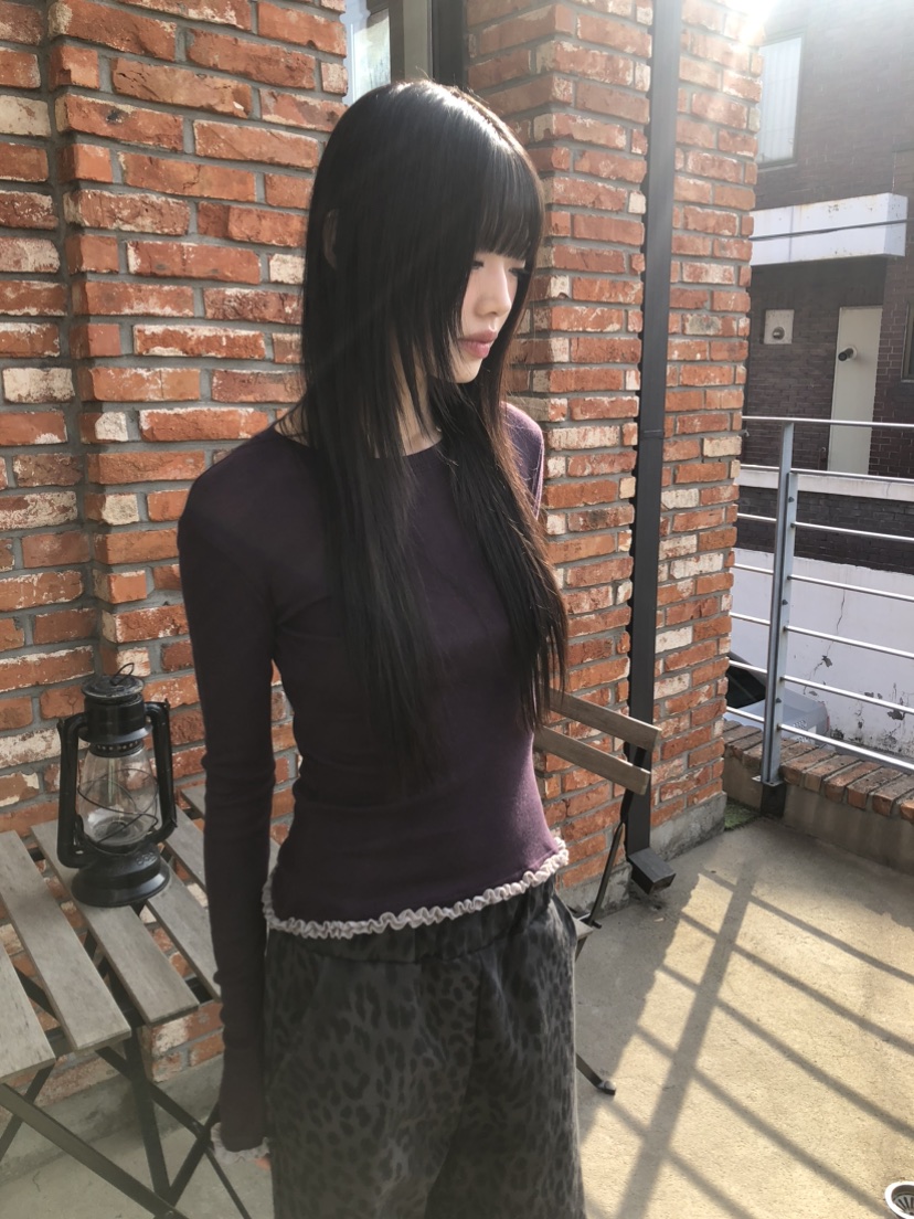 FLASH韓國代購女士新款人氣職業時尚25春夏真品熱賣長袖T恤FLASH長袖T恤