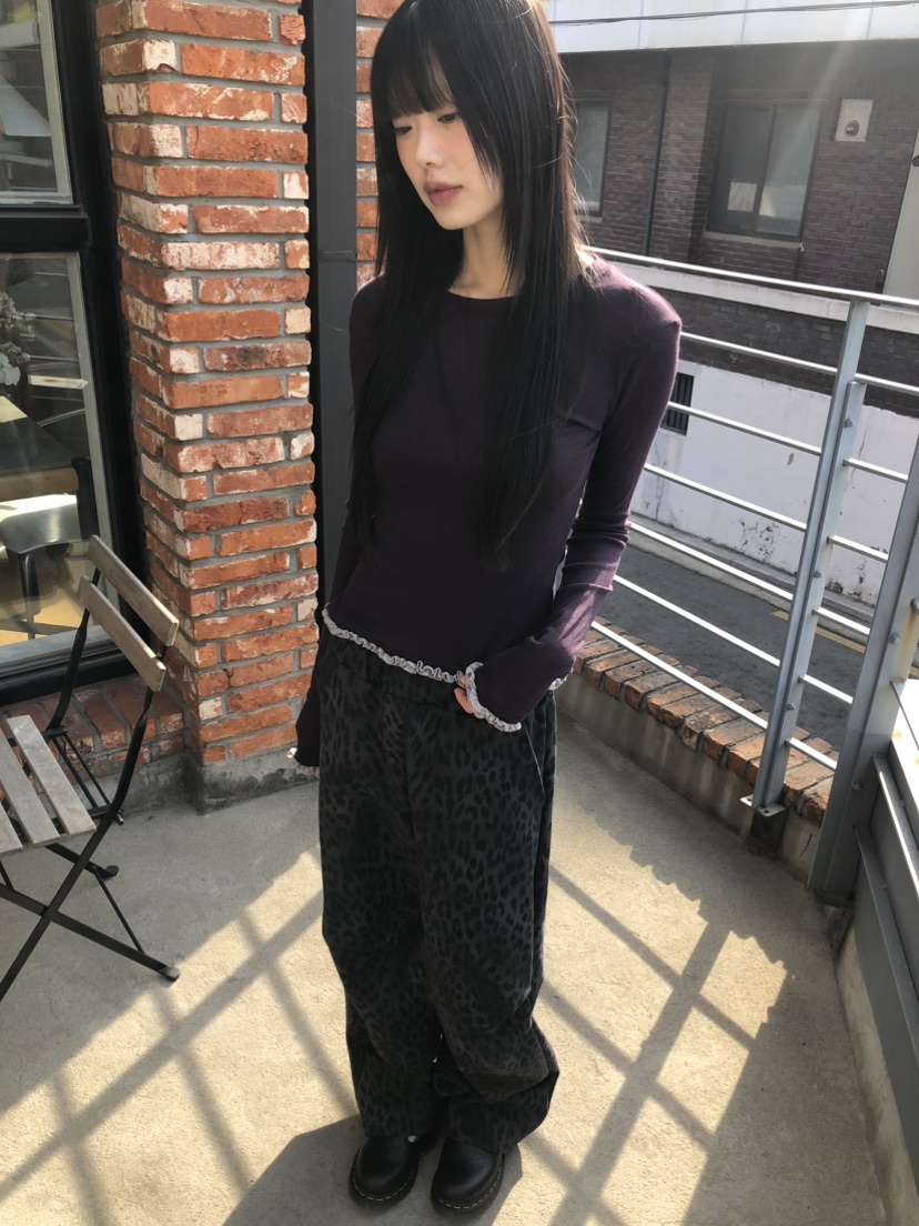 FLASH韓國代購女士新款人氣職業時尚25春夏真品熱賣長袖T恤FLASH長袖T恤