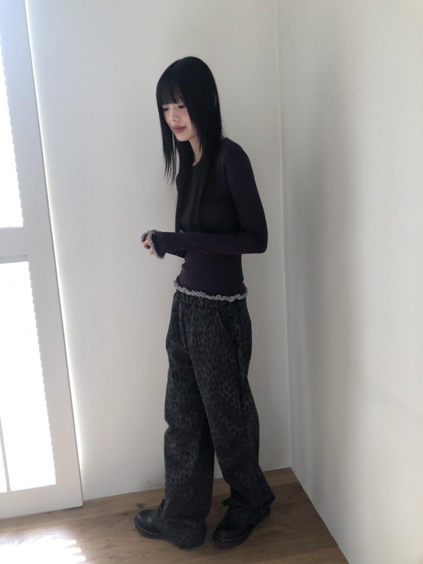 FLASH東大門代購女裝新品職業休閑時尚人氣推薦熱賣休閑褲皮褲FLASH休閑褲