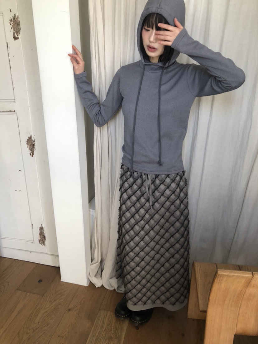FLASH韓國直郵女士新品休閑時尚真品熱賣25春夏人氣推薦長裙FLASH長裙